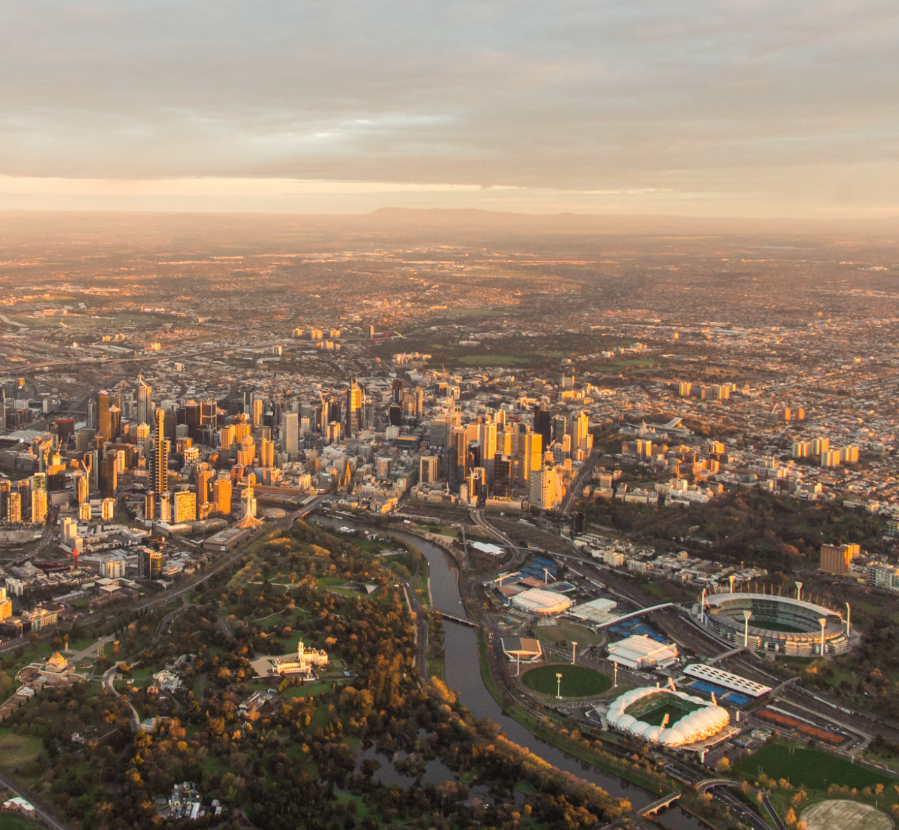 twilight melbourne city scenic flight tour