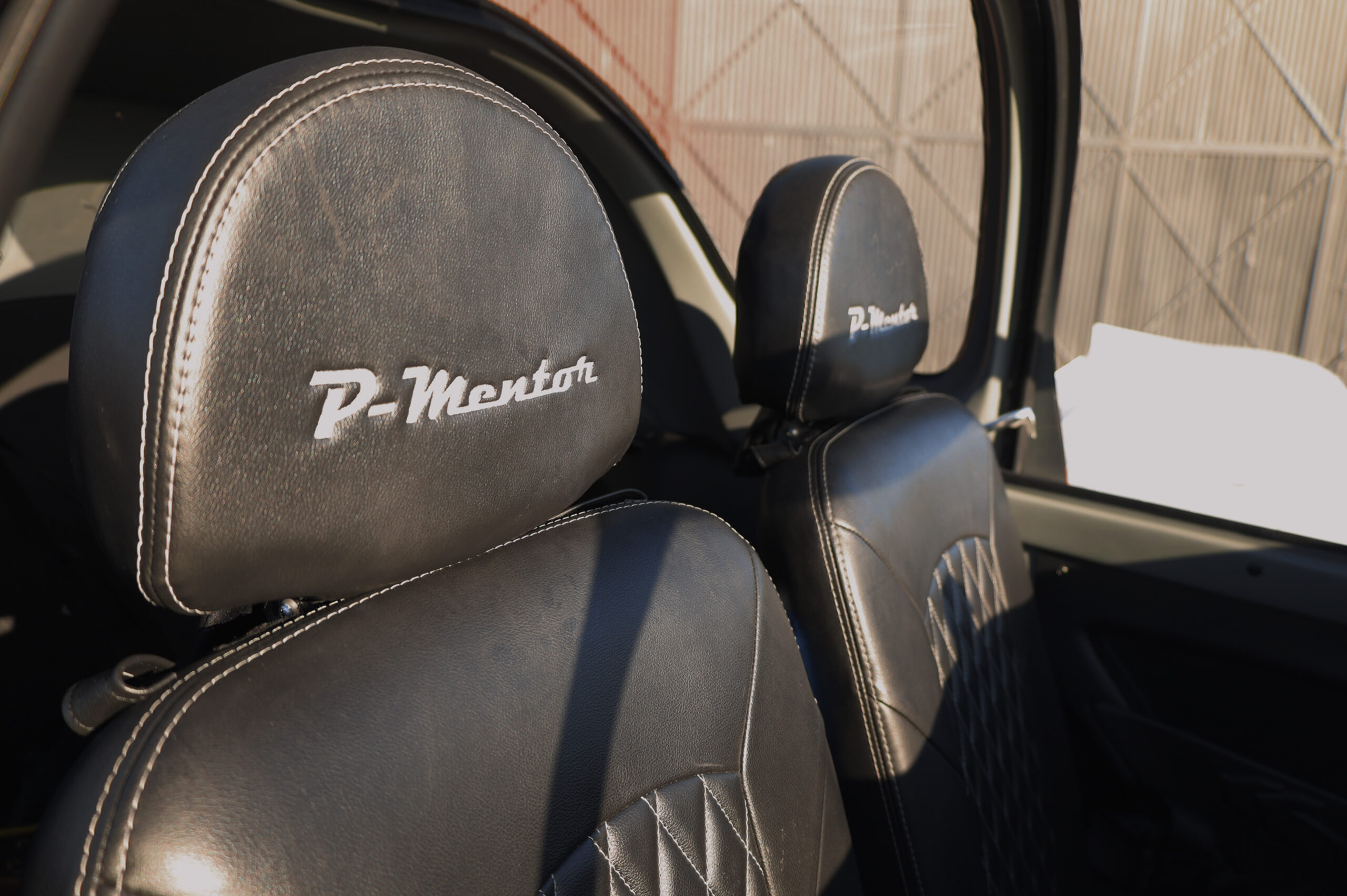 Close-up of P-Mentor aircraft seats, representing the comfort and professionalism expected when preparing for CASA theory exams in Australia.
